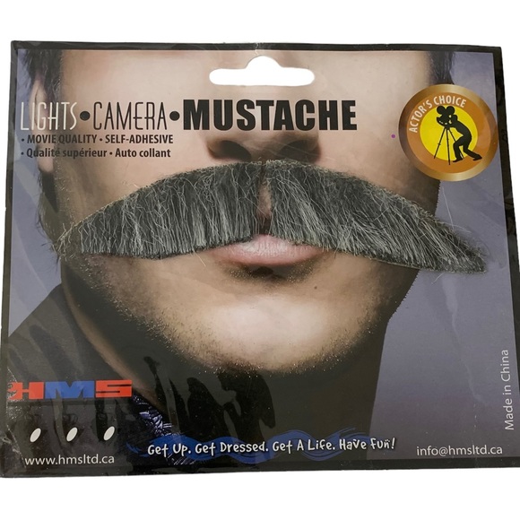 Self Adhesive Mustache Costume - Picture 7 of 8